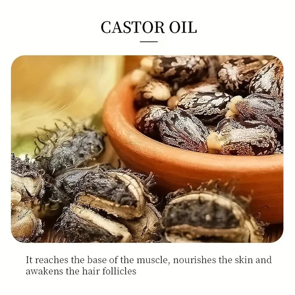 Organic Castor Oil Cold Pressed - Natural Moisturizer for DIY Skin Care & Hair Treatment Natural Carrier Oil