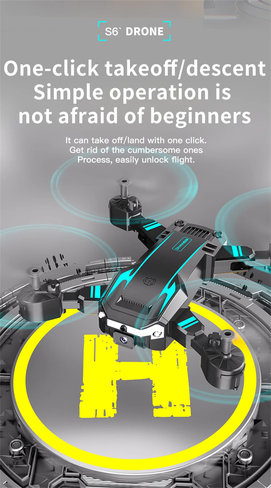 8K Camera Drone with Obstacle Avoidance - Foldable GPS Quadcopter Tidesmit