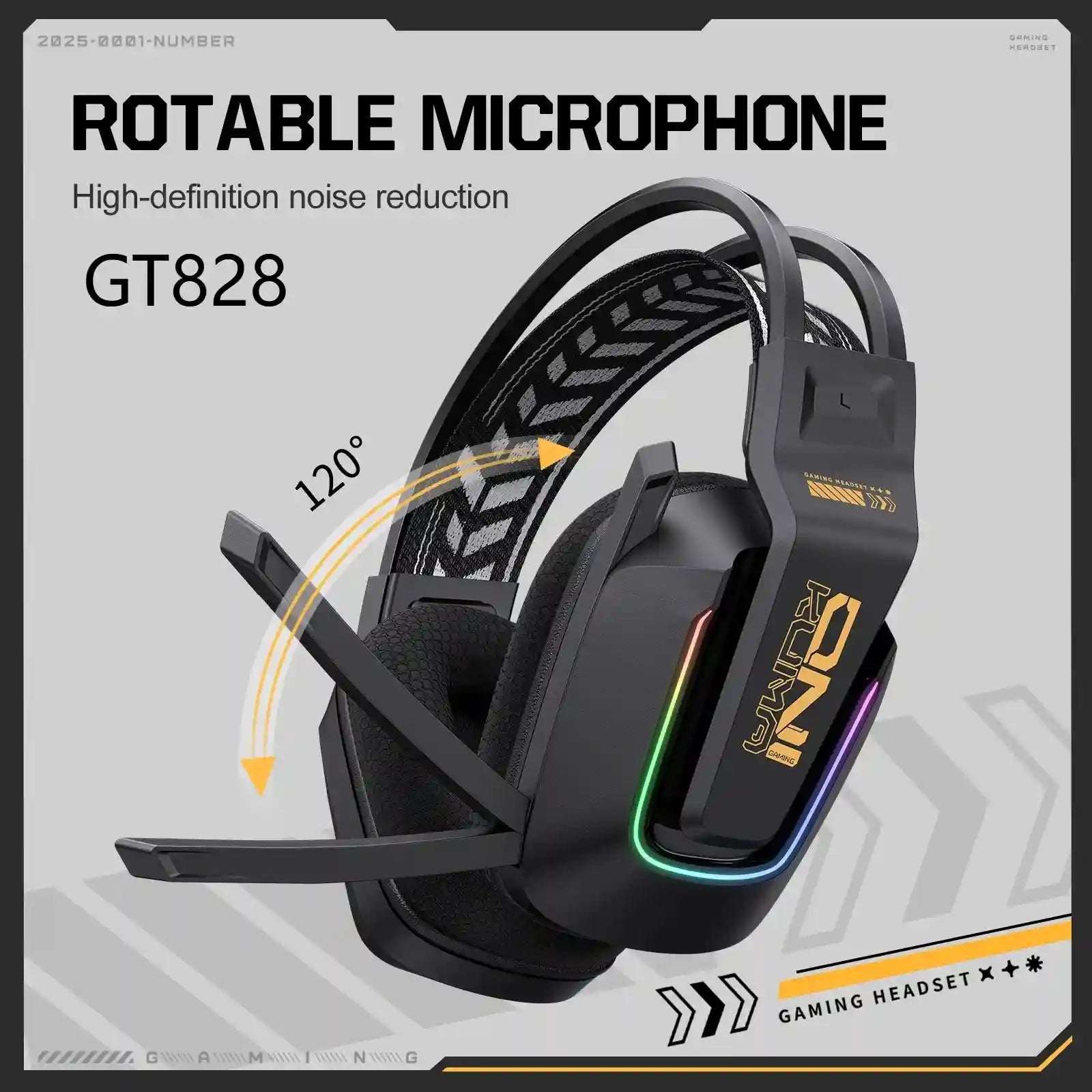 Tidesmit GT828 Wireless Gaming Headset with Low Latency Audio Tidesmit