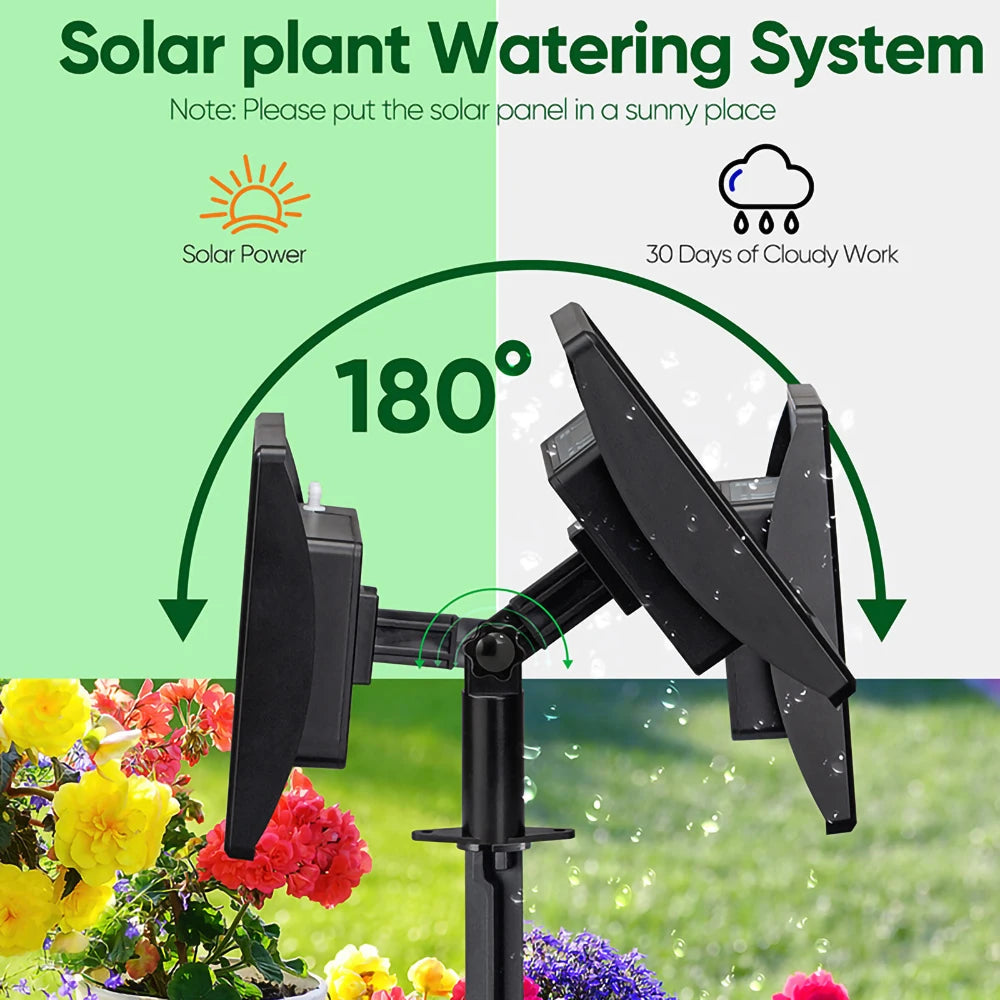 Solar Irrigation System Intelligent Water Pump Intelligent Automatic Drip Irrigation Garden House Potted Plants Balcony Planting