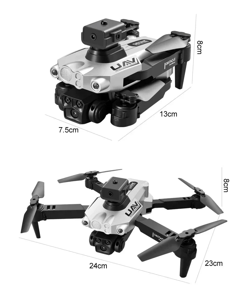 8K GPS Drone with Triple Camera - Obstacle Avoidance & Foldable Design Tidesmit