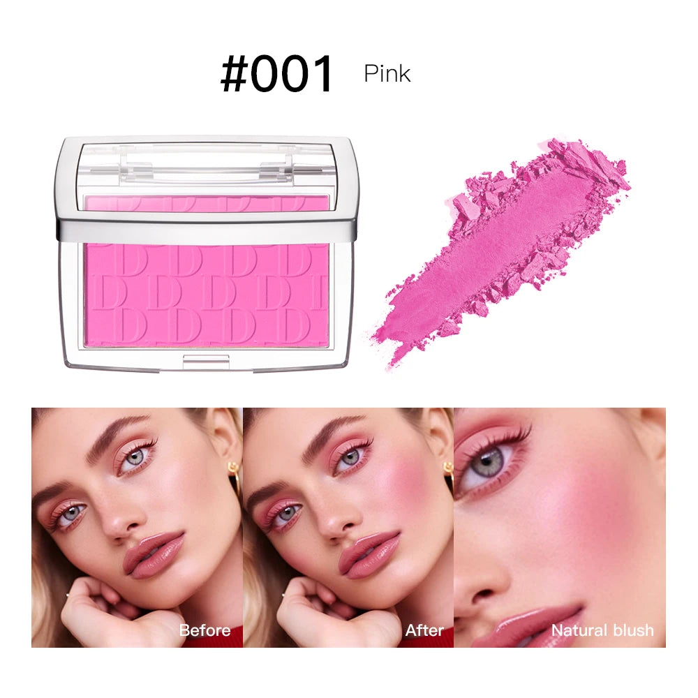 Tidesmit matte natural peach cheek tint blush palette for waterproof face contouring and blush makeup