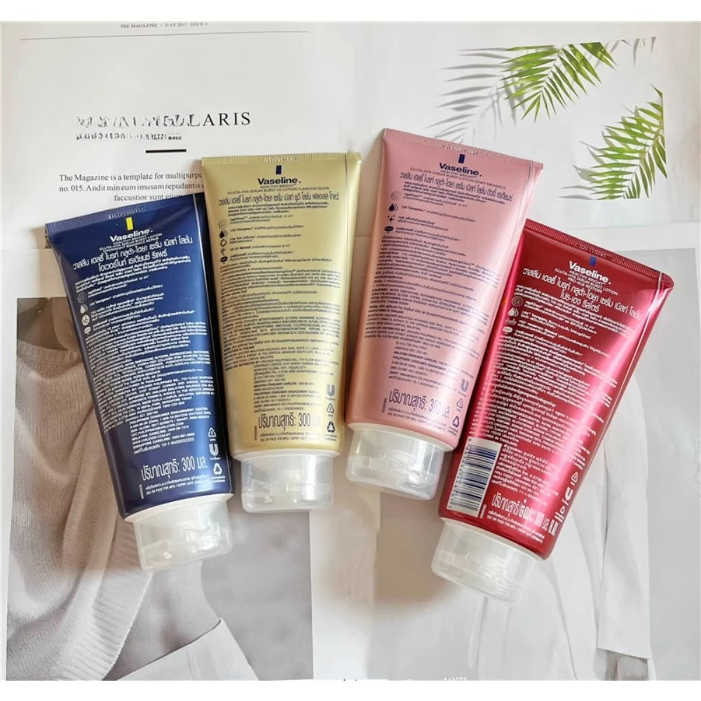 300ml Night Body Lotion Moisturizing and Refreshing Glutathione Nicotinamide Whitening Tool 4 Colors Skin Whitening