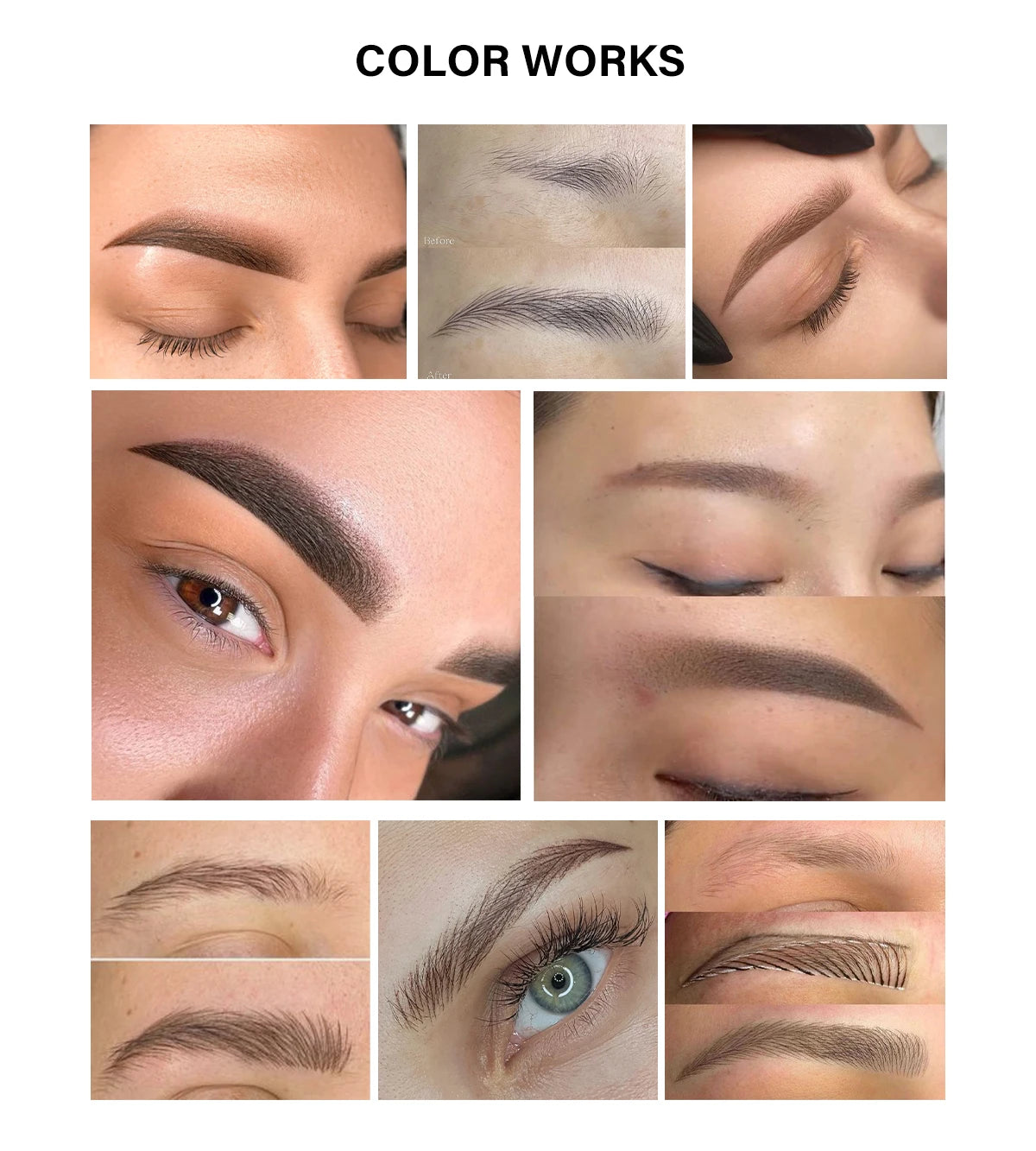 Eyebrow Tattoo Ink - Professional 5ml Microblading Pigment for PMU Machines Permanent Makeup Machines Tidesmit