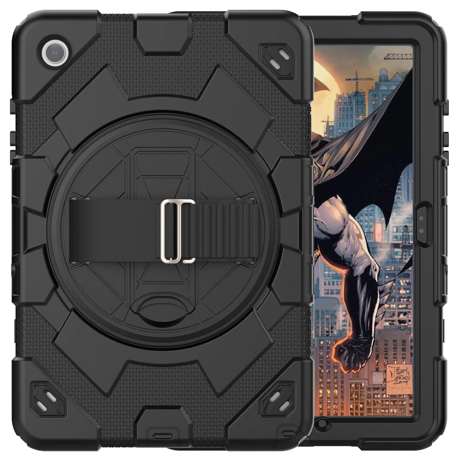 Samsung Galaxy Tab A9 Plus Case with 360 Rotating Stand and Strap a China Mainland Tidesmit