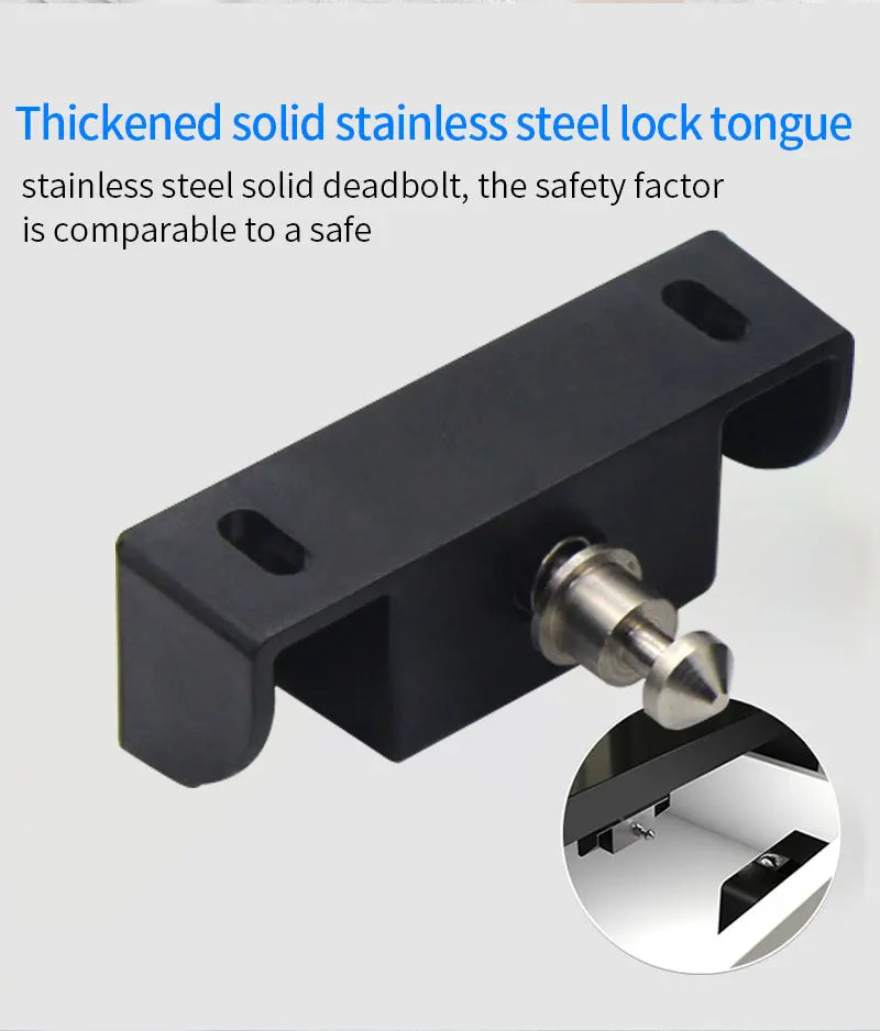 Support Tuya App Bluetooth Cabinet Drawer Invisible Electronic Lock 13.56M RF Card Smart Drawer Lock Keyless