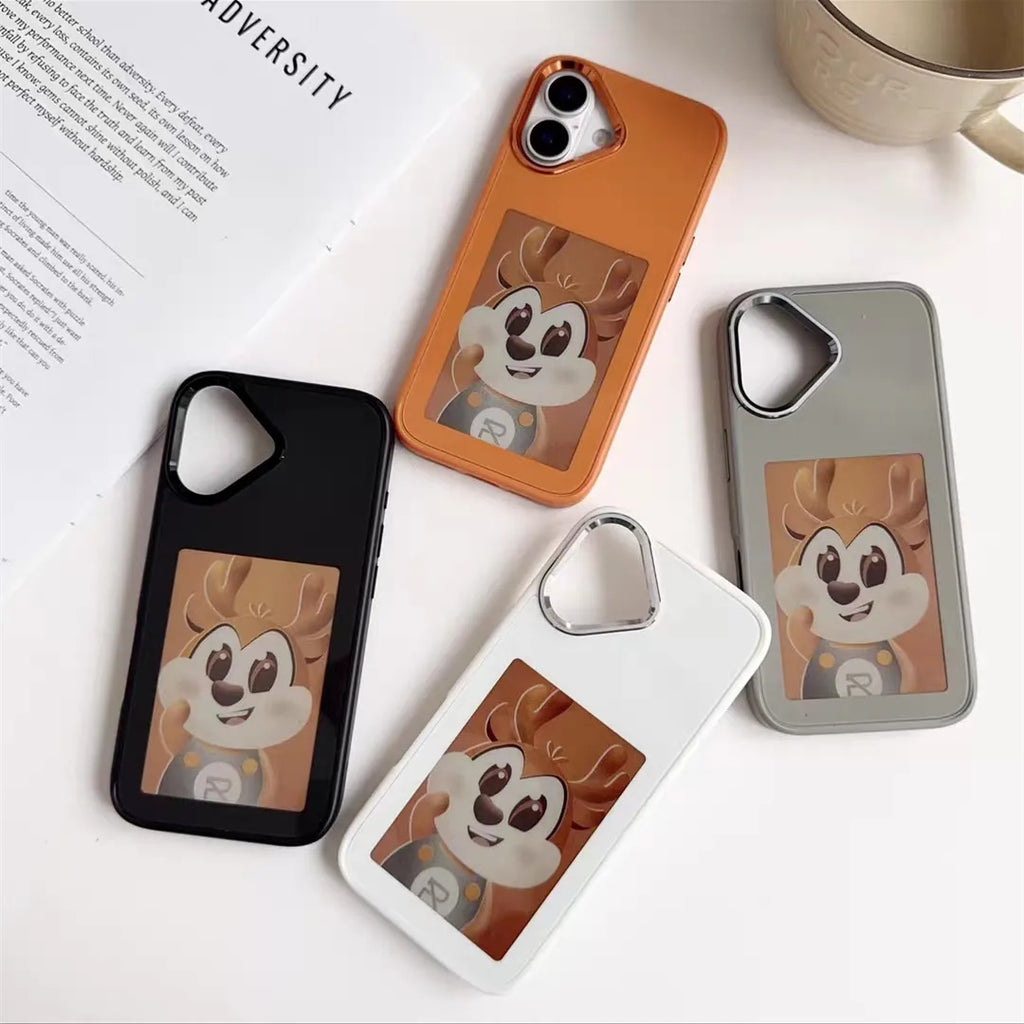 NFC E-Ink Phone Case for iPhone 17 Pro Max with Shock-Absorbing Frame Tidesmit