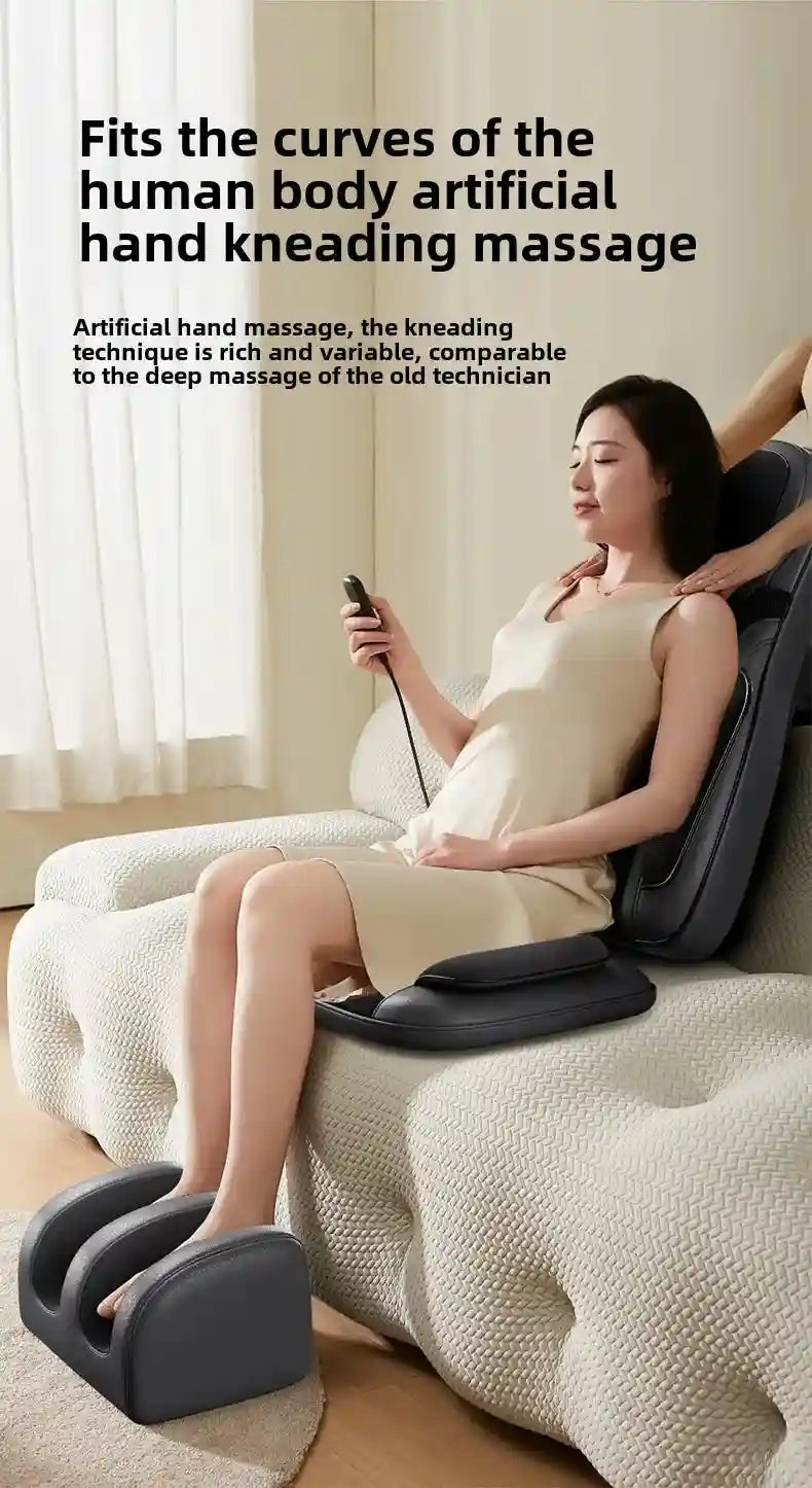 Electric Massage Roller Chair with Heat Therapy for Back and Neck Relief Massage Roller Tidesmit