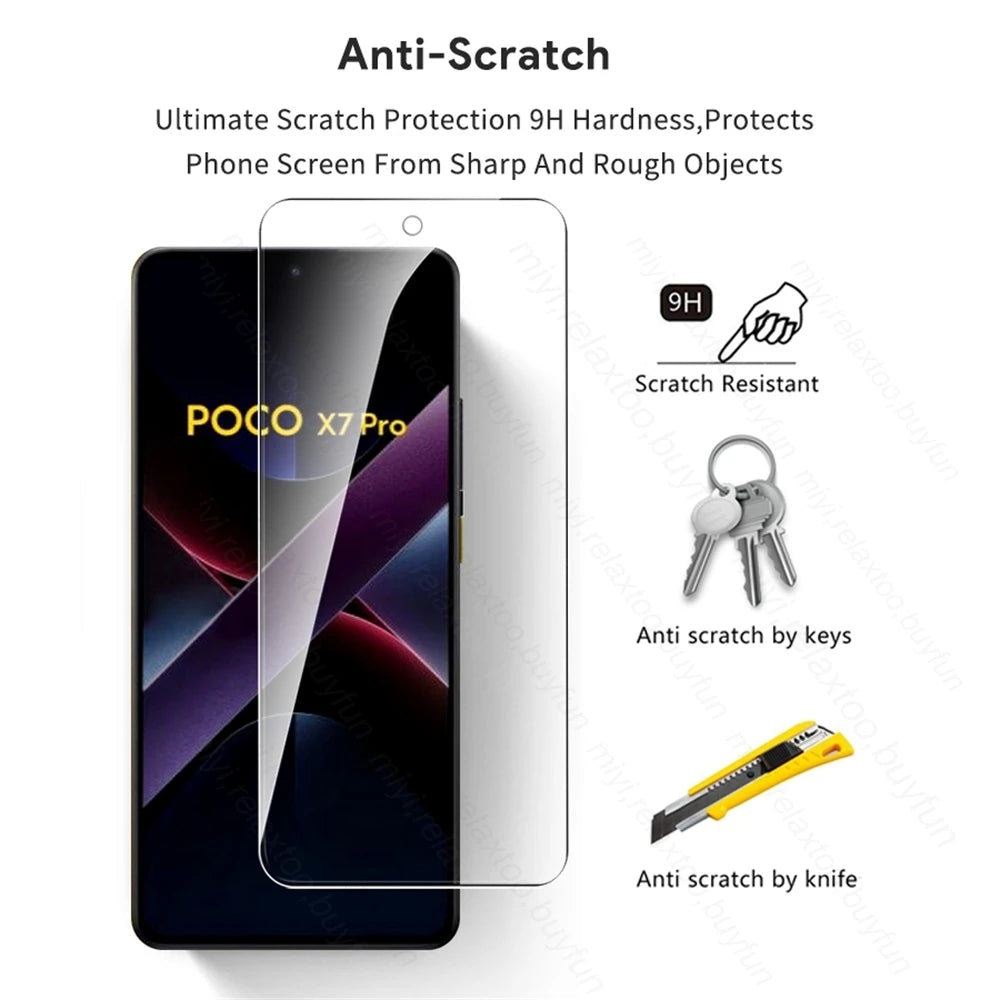 Poco X7 Pro 5G Case with Screen and Lens Protector | Military-Grade Slim Fit Tidesmit