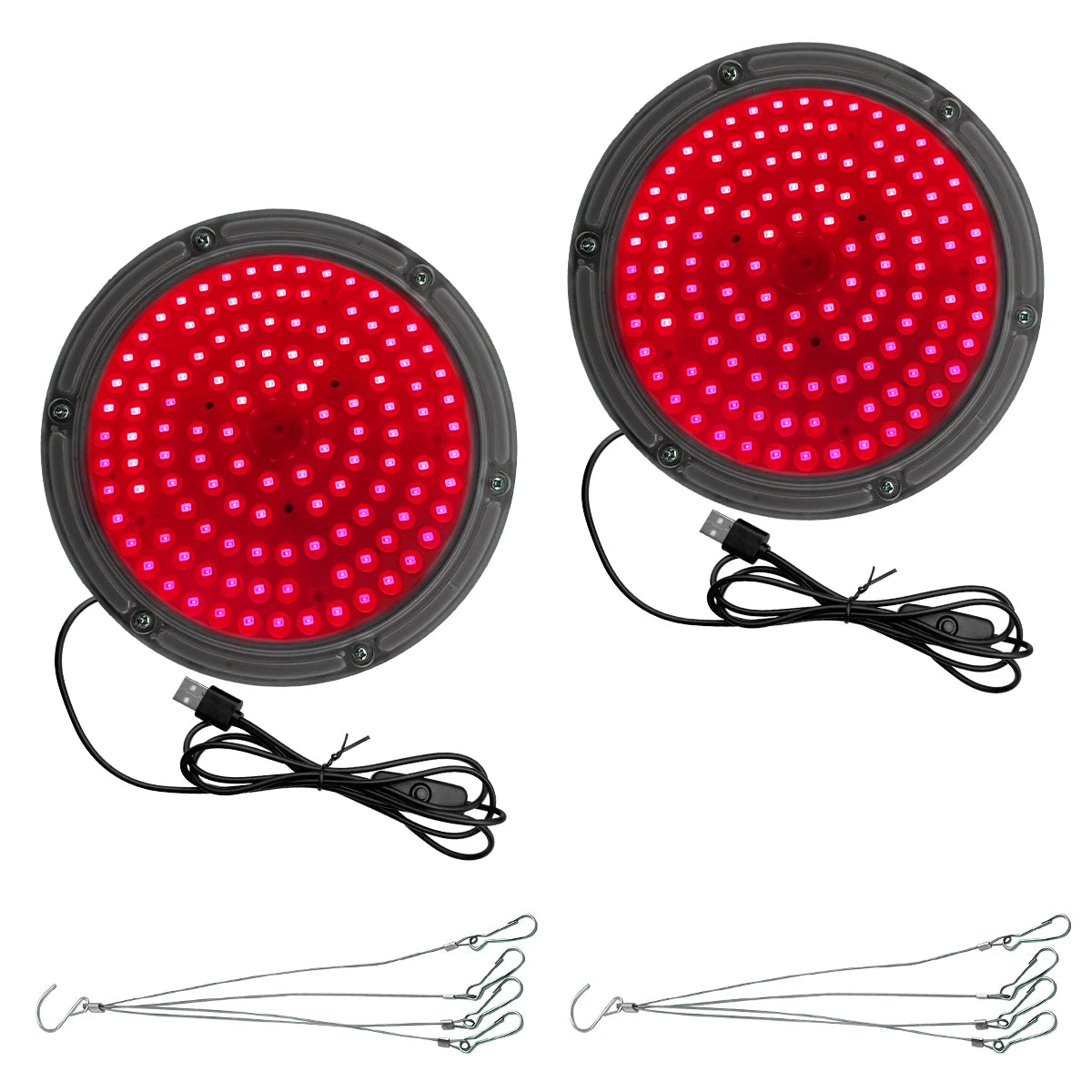 Red LED beauty lamp panel - Pain relief treatment for the body - 660 nanometers - Whole body and face - Anti-aging - Red light