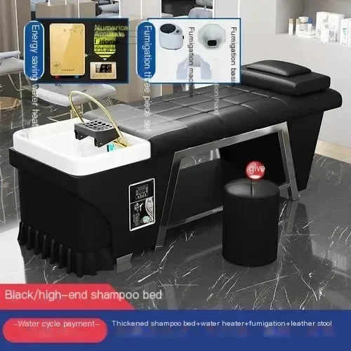 Head Spa Bed with Massage Function - Ergonomic Salon Equipment Massage Chairs Top configuration 1 Tidesmit