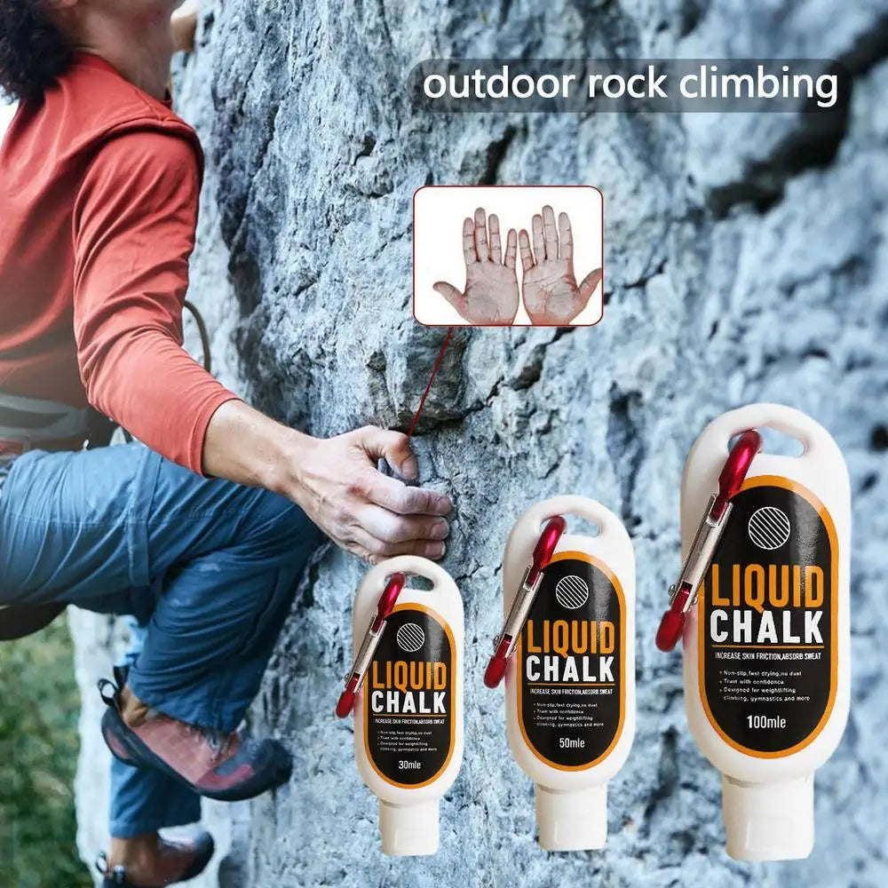 30/50/100ml Sports Liquid Magnesium Powder Fitness Lifting Anti Slip Cream Grip Liquid Magnesium For Indoor Rock Climbing Gym