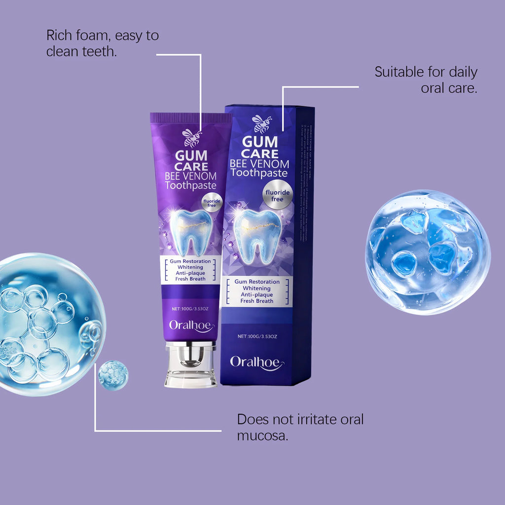 Tidesmit gum repair whitening toothpaste for plaque removal, cavity protection, and fresh breath oral care.