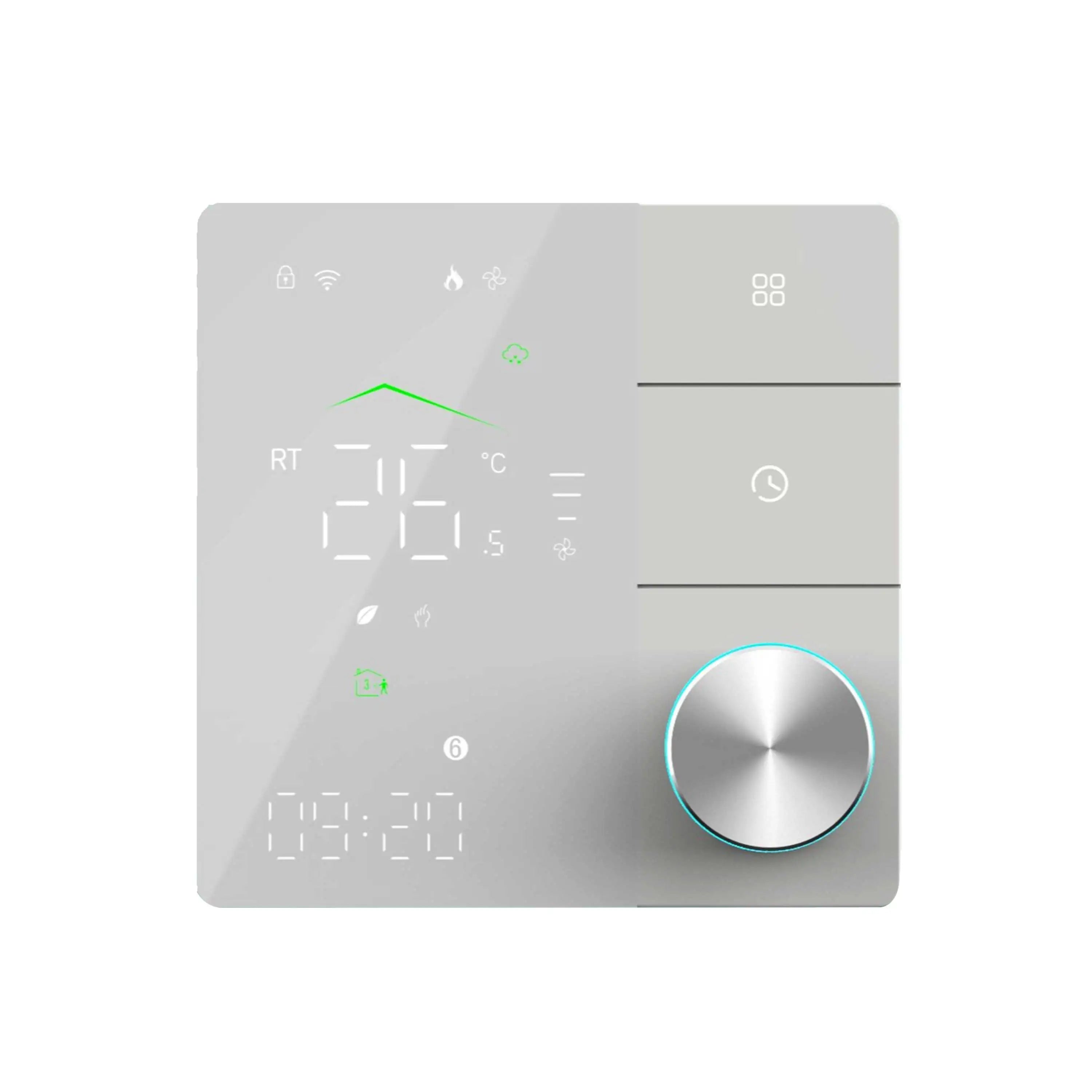 24V 110V 220V Heating Thermostat Matter for Compatible ZIGBEE WIFI Protocol Work Apple HomeKit,Google Assistant,Amazon Alexa