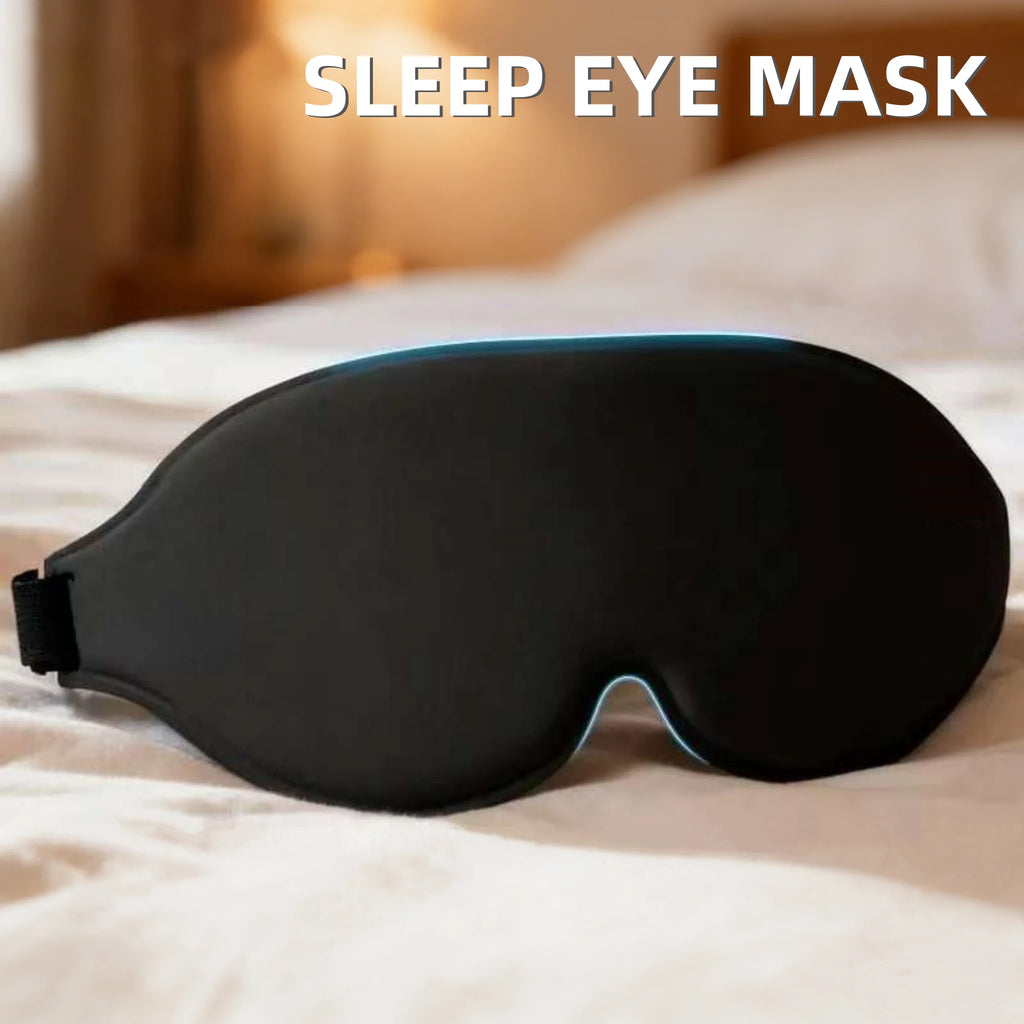 3D-Shaped Men's and Women's Sleep Eye Masks Provide Perfect Light-Blocking, Are Soft and Comfortable, Suitable for Travel A-DH