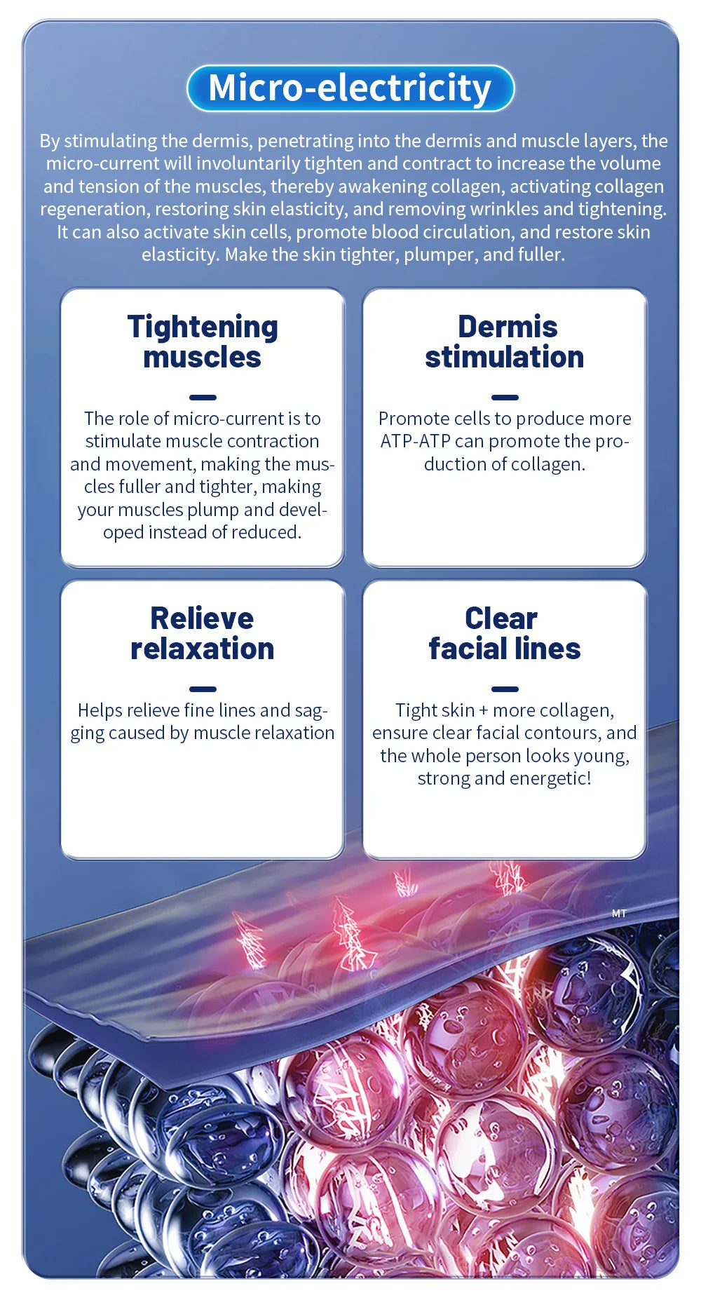 RF Skin Tightening & Face Lift Machine - Pro Sculpting Device Body Shaping Massage Equipment Tidesmit
