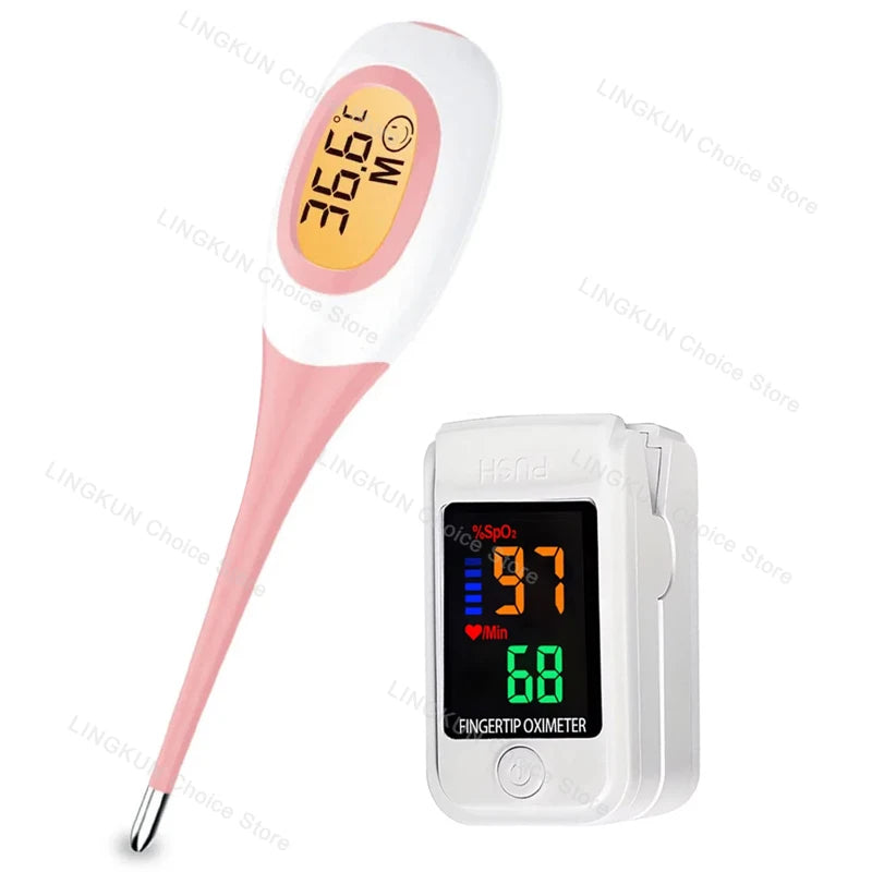 Hot Baby Digital Underarm Electronic Thermometer 8 Seconds Fast Measurement Celsius Fahrenheit Soft Head Oral Body Temperaturer