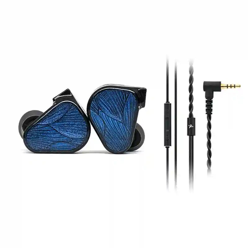 Wired In-Ear Gaming Headphones with Dual Driver HiFi Precision Audio 3.5mm-mic cable Tidesmit