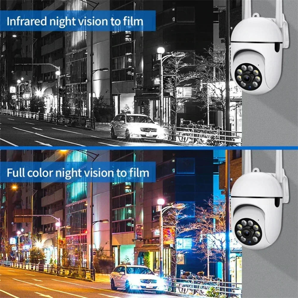 8MP Wireless Security Surveillance Wifi IP Camera AI Human Tracking 2-Way Audio CCTV Camera 4X Zoom Cam Color Night Vision