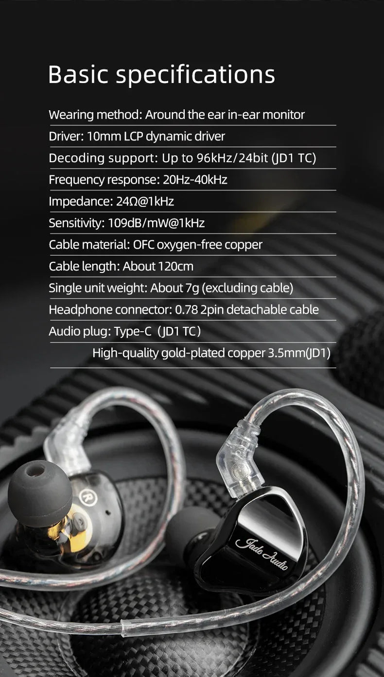 Tidesmit Wired Bass Gaming Earbuds with Mic | Type C & 3.5mm Options Tidesmit