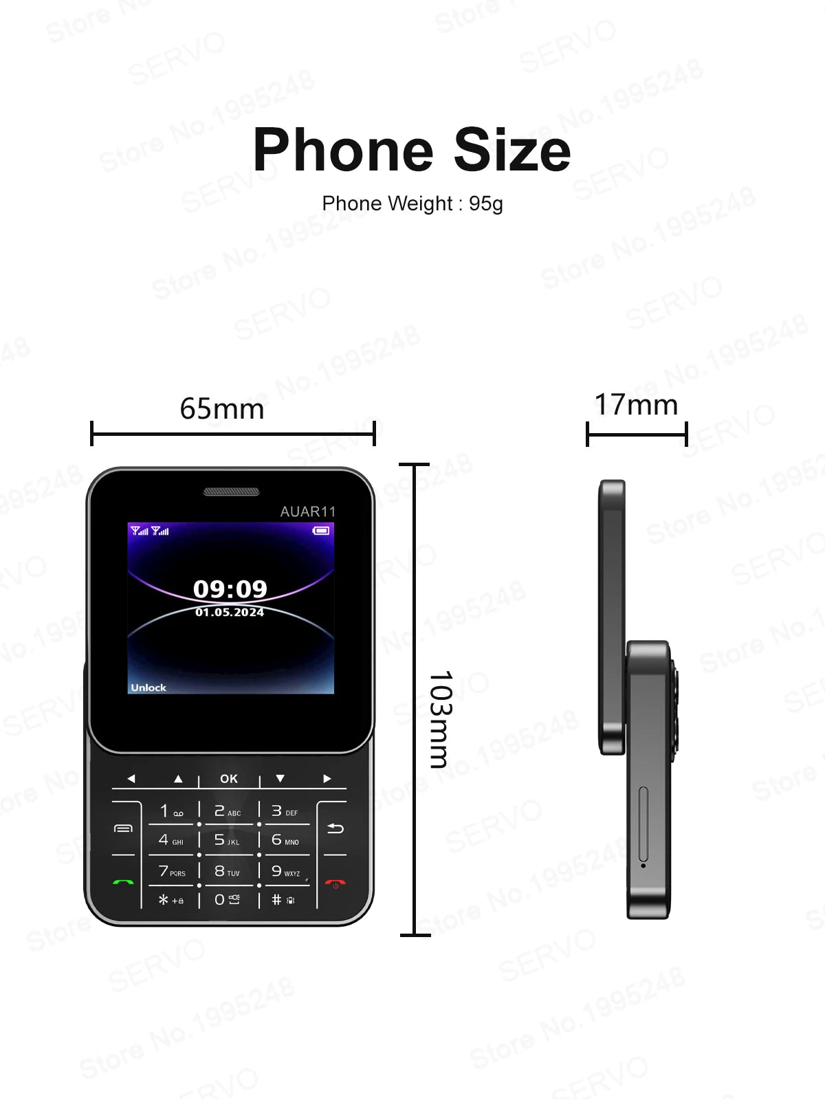 SERVO AUAR11 Rotating Screen Mobile Phone 2G GSM Dual SIM Blacklist Magic Voice FM Radio Speed Dial Torch Mini Sliding Cellphone