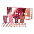 Tower 28 Lil' Softies 4pc Lip Jelly set featuring hydrating, mirror-shine tinted balm tubes in assorted pink and brown.