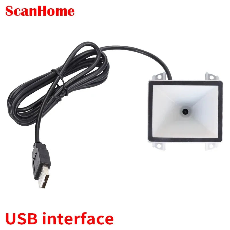 Barcode scanner module with USB cable for hands-free embedded scanning