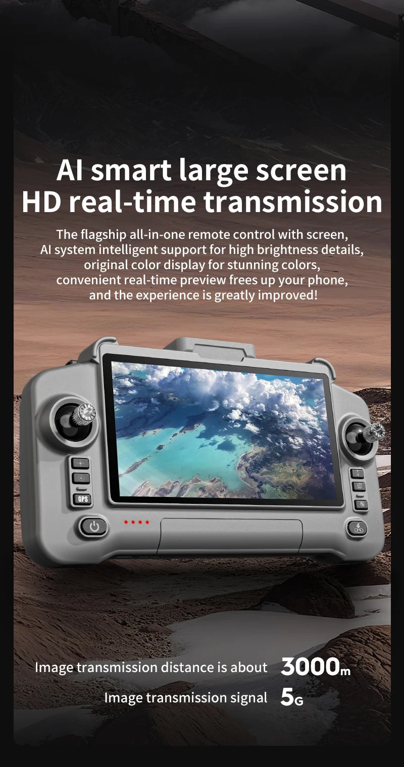 Tidesmit SG603 GPS Drone with 8K Camera, Brushless Motor & Obstacle Avoidance Tidesmit
