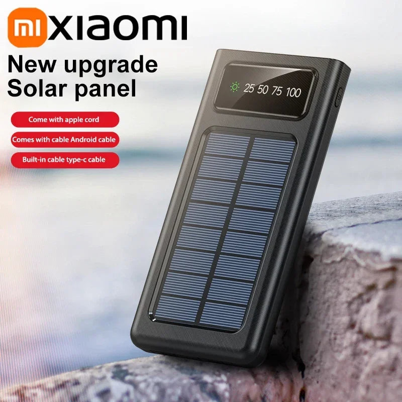 Portable Charger 200000mAh Power Bank with 4 Built-in Cables - Tidesmit Tidesmit