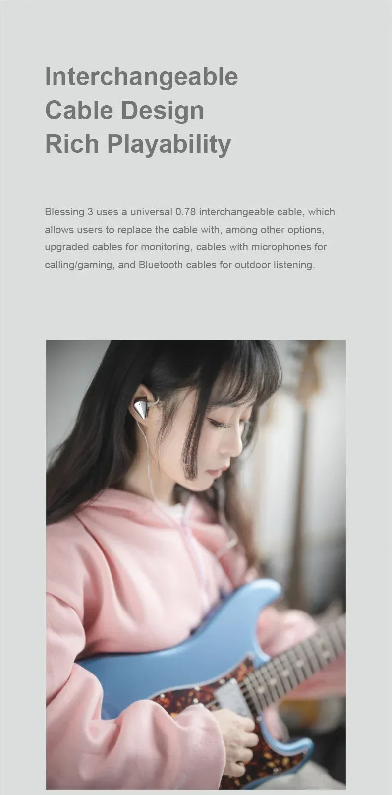 MoonDrop Blessing 3 Hybrid In-Ear Monitors | Tidesmit Audio 6-Driver Tidesmit