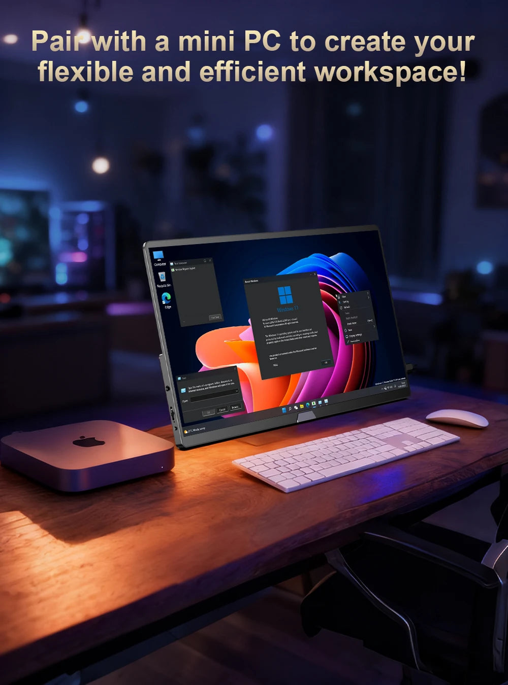 UPERFECT 15.6“ 4K OLED Portable Gaming Monitor 16:10 500Nits 0.1MS Laptop Display Ultra-Slim Aluminum Design Built-in Kickstand