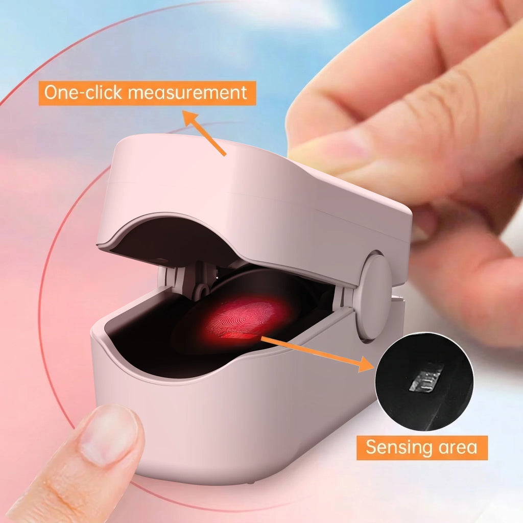 HUBLIZER Finger Pulse Oximeter Blood Oxygen Saturation Meter Heart Rate Monitor Child Pulse Oxiometer OLED Oximetro De Dedo