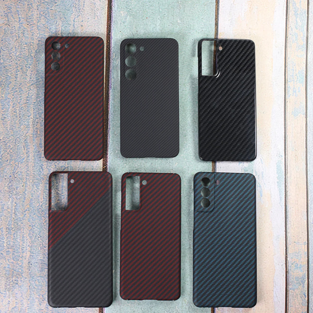 Samsung Galaxy S21 Ultra Carbon Fiber Case - Military-Grade Protection Tidesmit