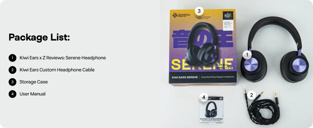 Planar Magnetic Headphones | Wired Hi-Res Audio Tidesmit Model-01 Tidesmit