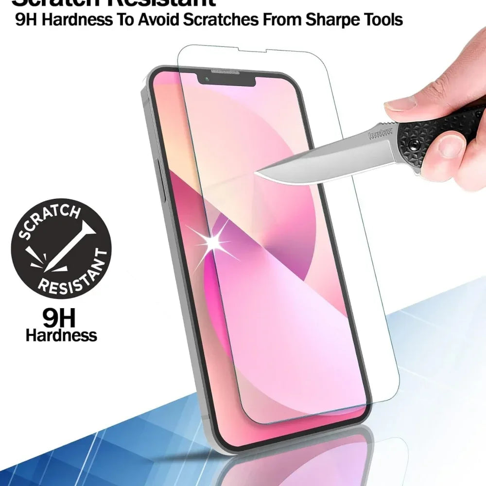 iPhone 16 Pro Max Screen Protector 4-Pack - 9H Tempered Glass Tidesmit Tidesmit