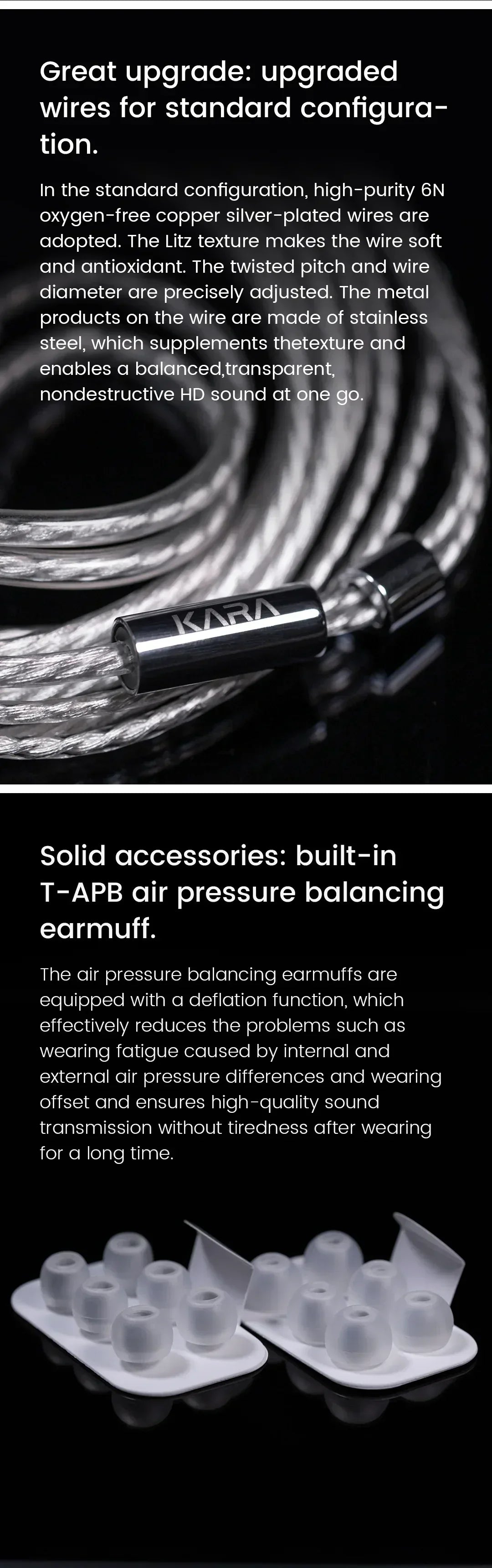 TANCHJIM Kara Hybrid In-Ear Monitors 1DD+4BA HiFi IEMs by Tidesmit Tidesmit