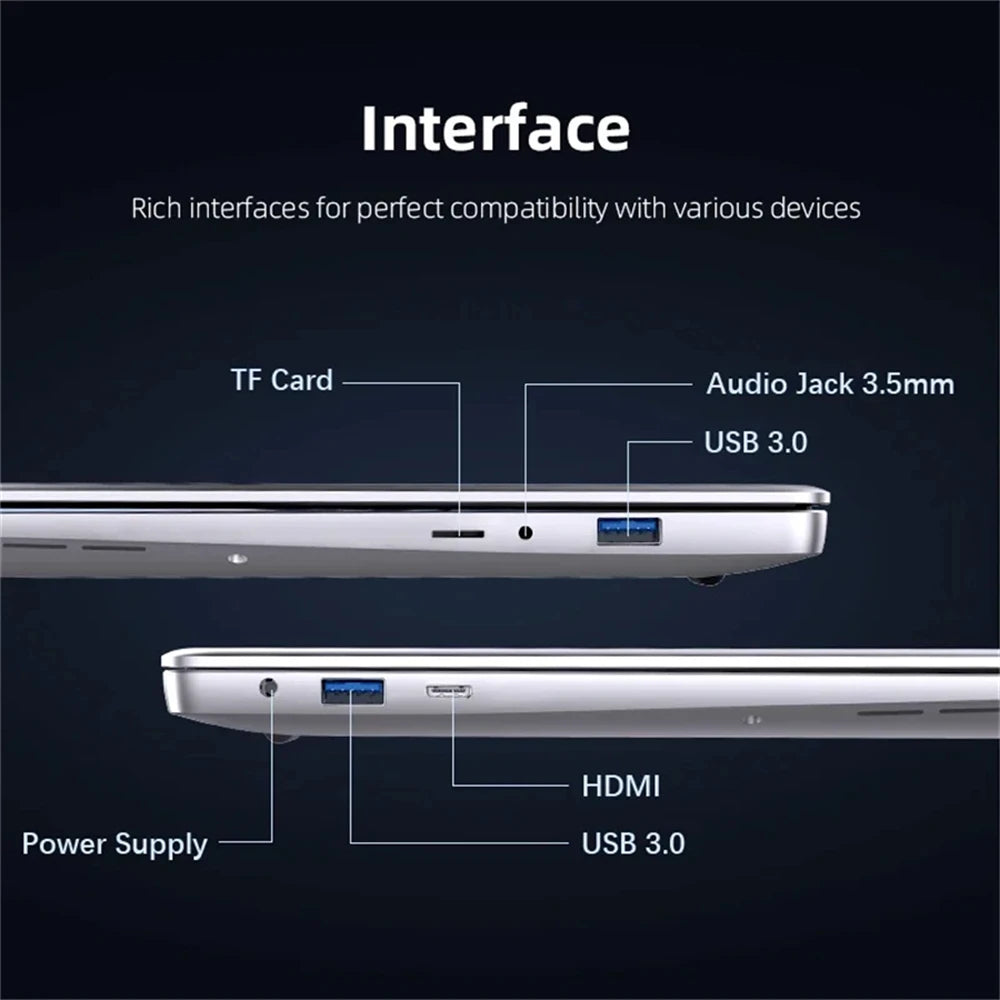 2026 14.1" Portable Windows 11 Laptop Intel Core i9 10980HK Computer 4K Screen 16GB RAM 1TB 2TB SSD Gaming laptops Laptop Bag