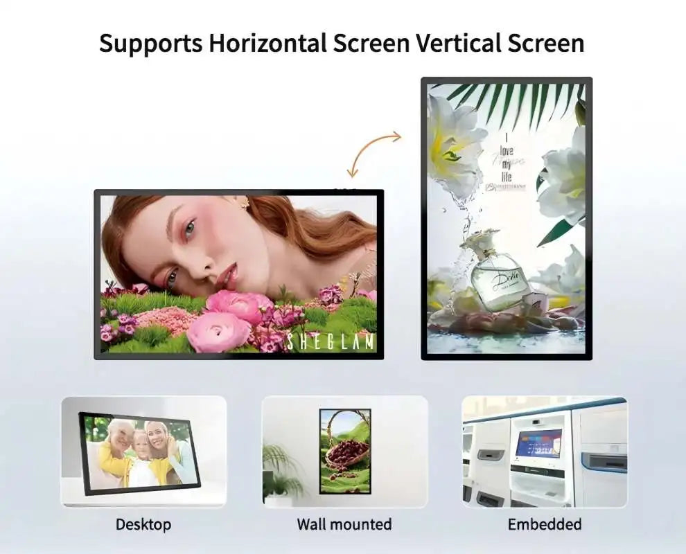 2026 New Slim Edge 15.6" Android POE Tablet Wall Mount Smart Home Control Panel With LED Lights IPS Touch Screen Display