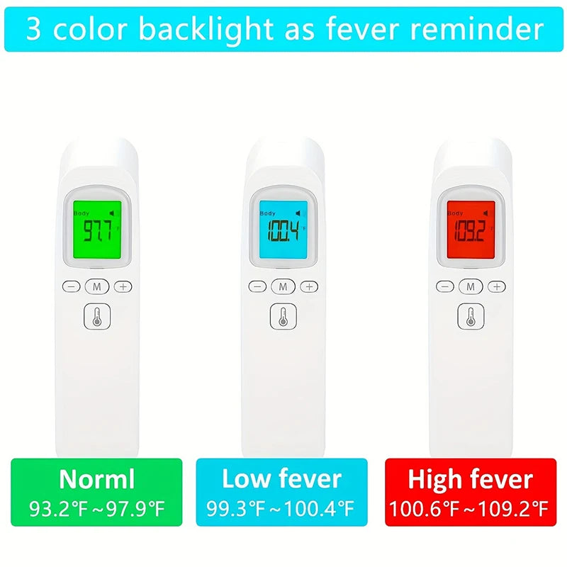 Digital Non-Contact Thermometer Infrared Thermometer Forehead Ear Medical Termometro Body Fever Baby/Adult Temperature