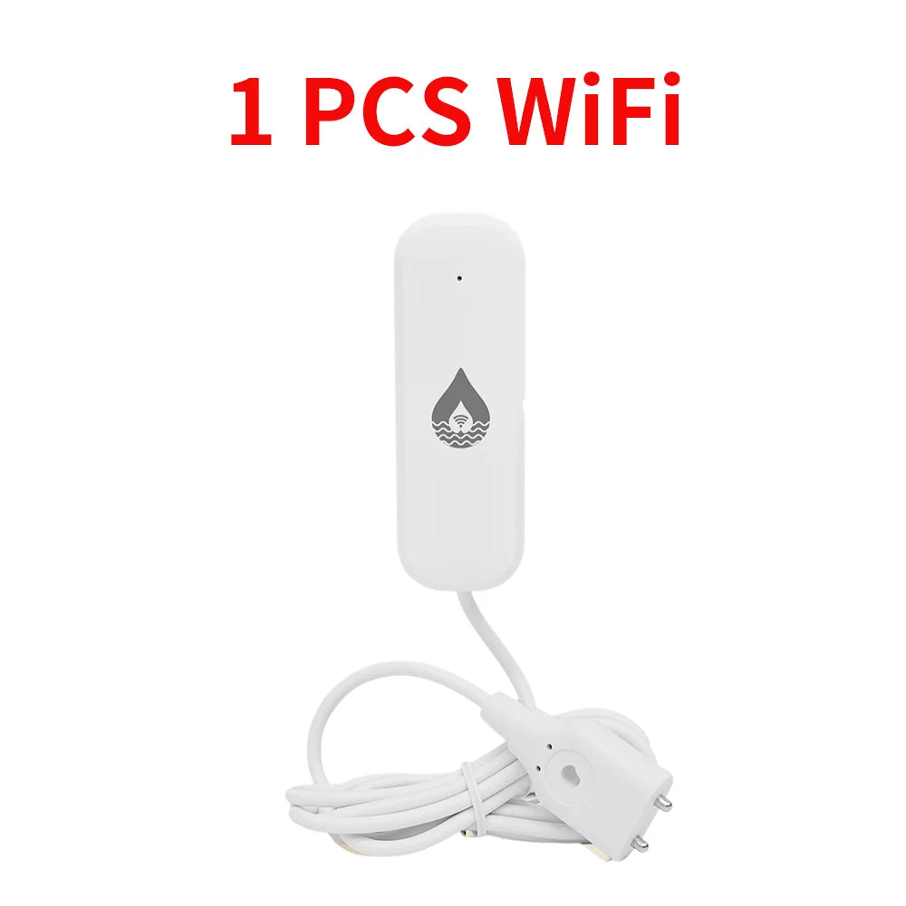 WiFi Water Leak Sensor - Smart Home Flood Alarm System by Tidesmit 1 PCS WiFi Tidesmit