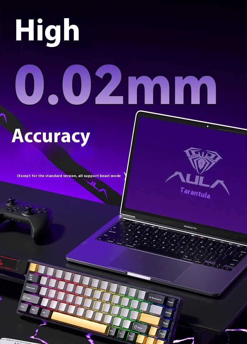 AULA WIN60 WIN68 HE Magnetic Wired Keyboards Esports Rapid Trigger 8K Return RGB Hotswap Mechanical Keyboard for Pc Gamer Gifts
