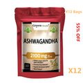 High quaityt Organic Ashwagandha 2100mg Patch - Stress Relief, Mood & Immune Support, Thyroid Aid free shipping