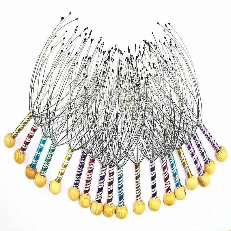 Steel Wire Head Massager - Octopus Scalp Tool for Tension Relief Massage Roller Tidesmit