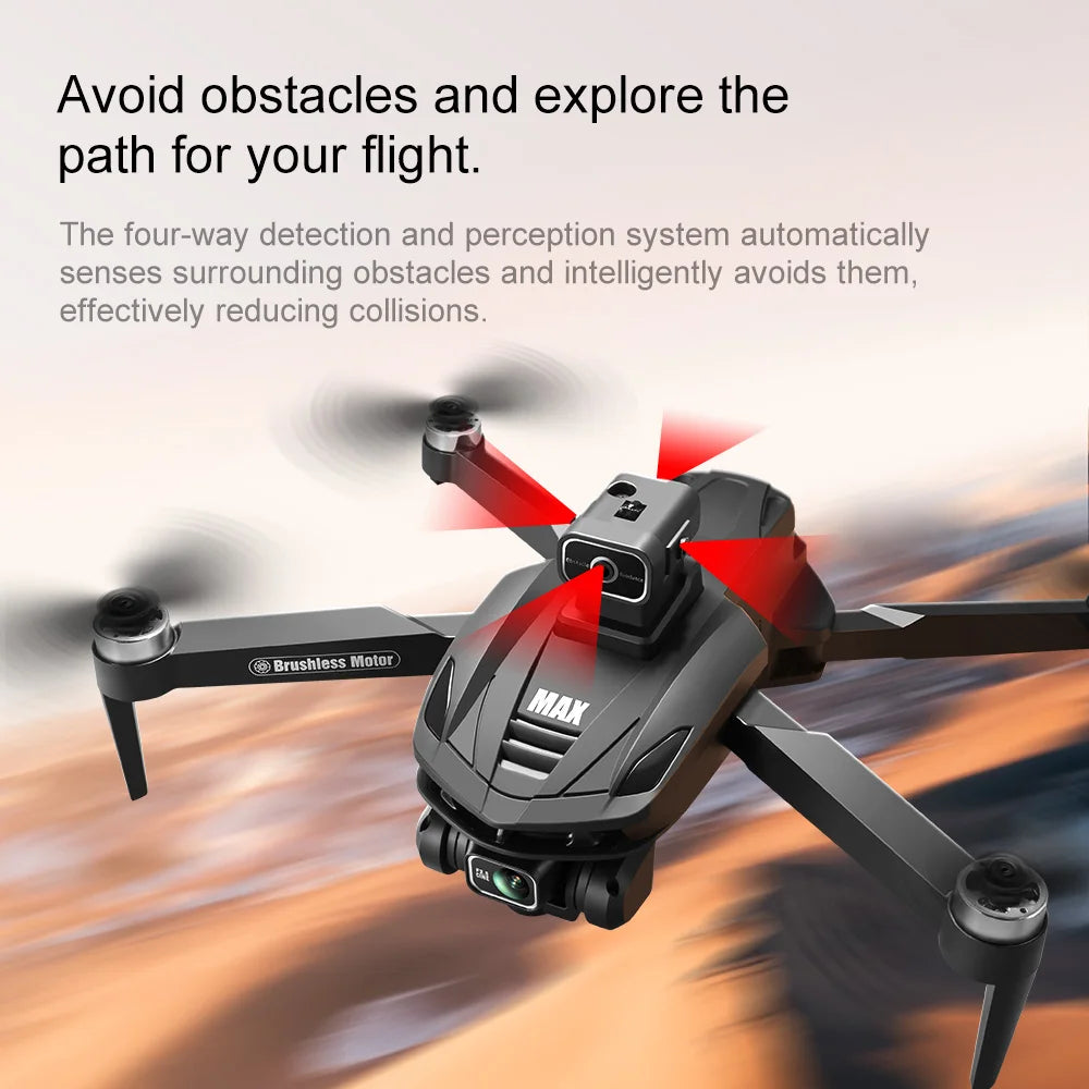 Tidesmit 8K GPS Drone with Camera, Brushless Motor & Foldable Frame Tidesmit