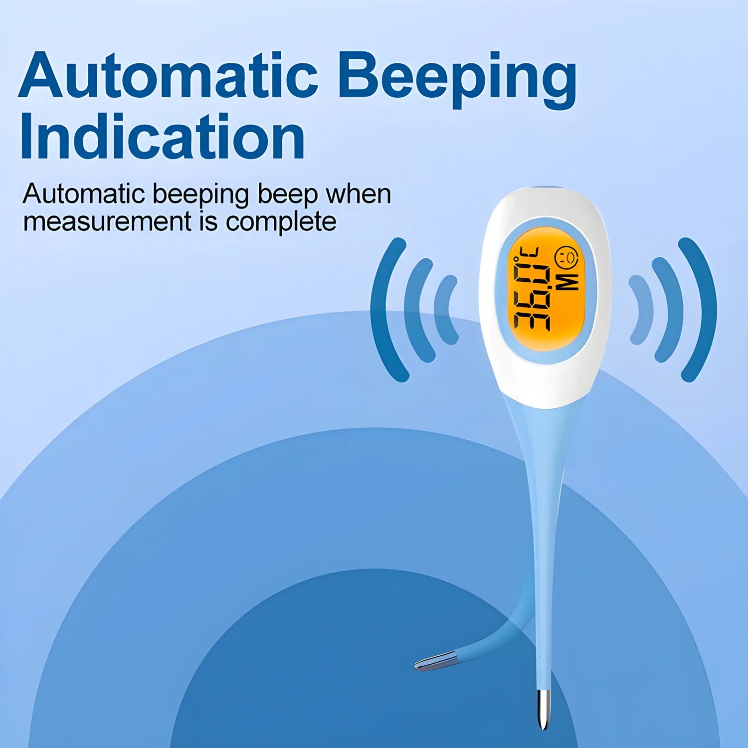 Backlit Medical Temperature Infrared Non-contact Thermometer Forehead Thermomete LCD Display Fever Measure For Baby Adult