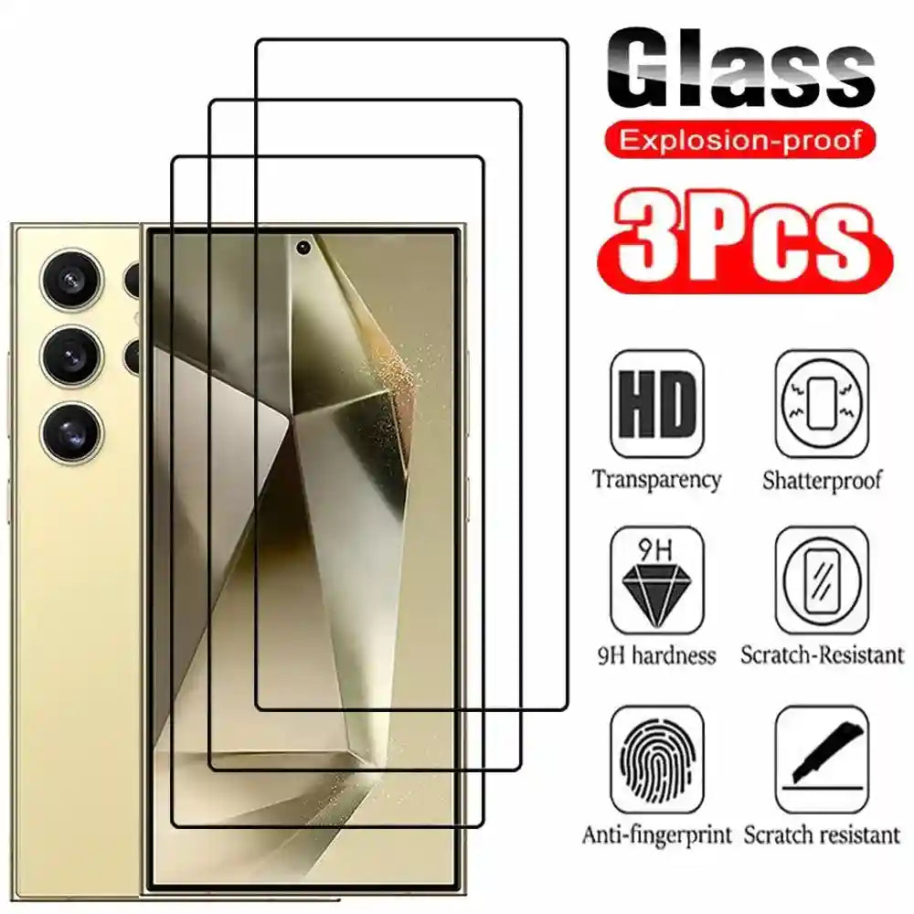 Samsung Galaxy Screen Protector - 9H Tempered Glass for S24 & S23 Series AE Tidesmit
