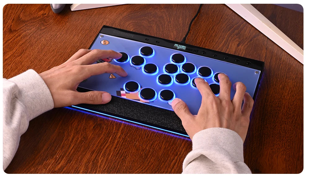Haute42 C16 Magnetic Leverless Hitbox Controller Stickless Arcade Controller Keyboard For PC/ PS5/PS4 Hitbox Fighting Stick