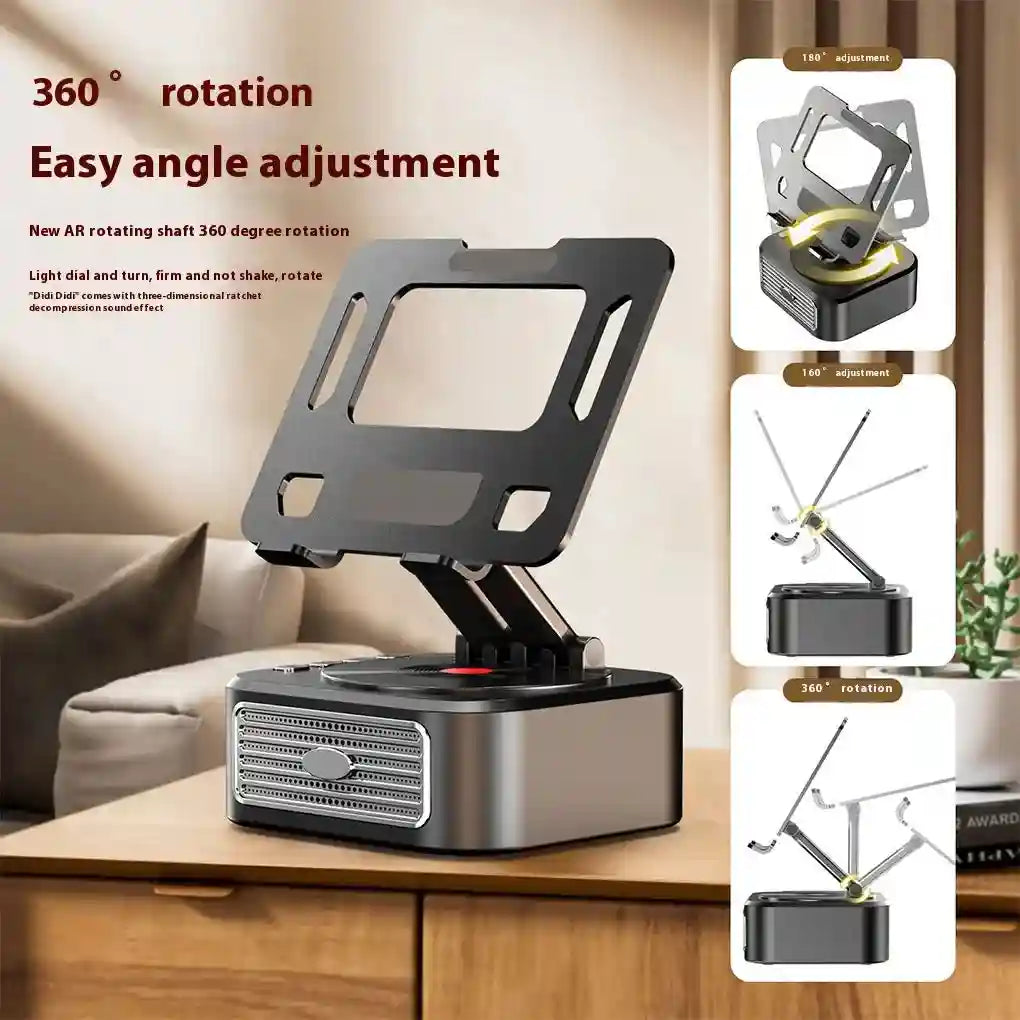 Portable Bluetooth Speaker Tablet Stand - Adjustable Foldable Desk Mount Tidesmit