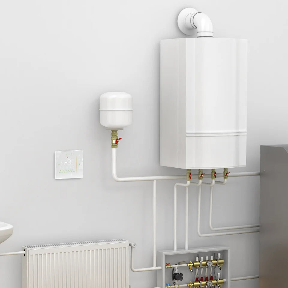 Thermostat WiFi Wireless Room Temperature Controller of Water/Electric Floor Heating Gas Boiler Humidity Tuya Work with Alexa
