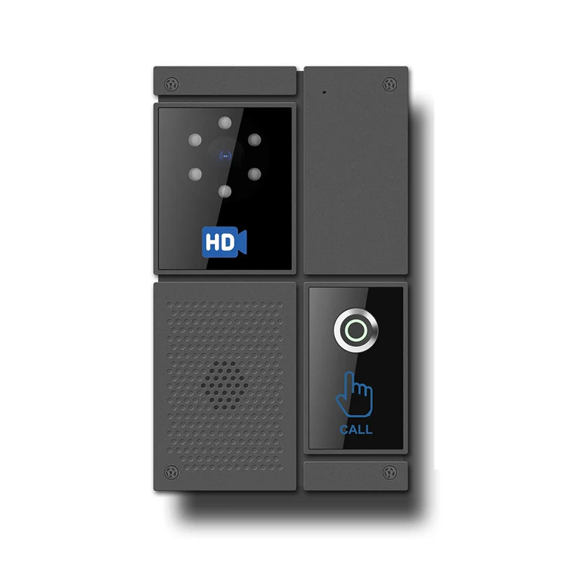 Smart SIP HD Anti Strike System Night Vision Video Intercom Touch Screen Waterproof Doorbell for Office Home Device Control